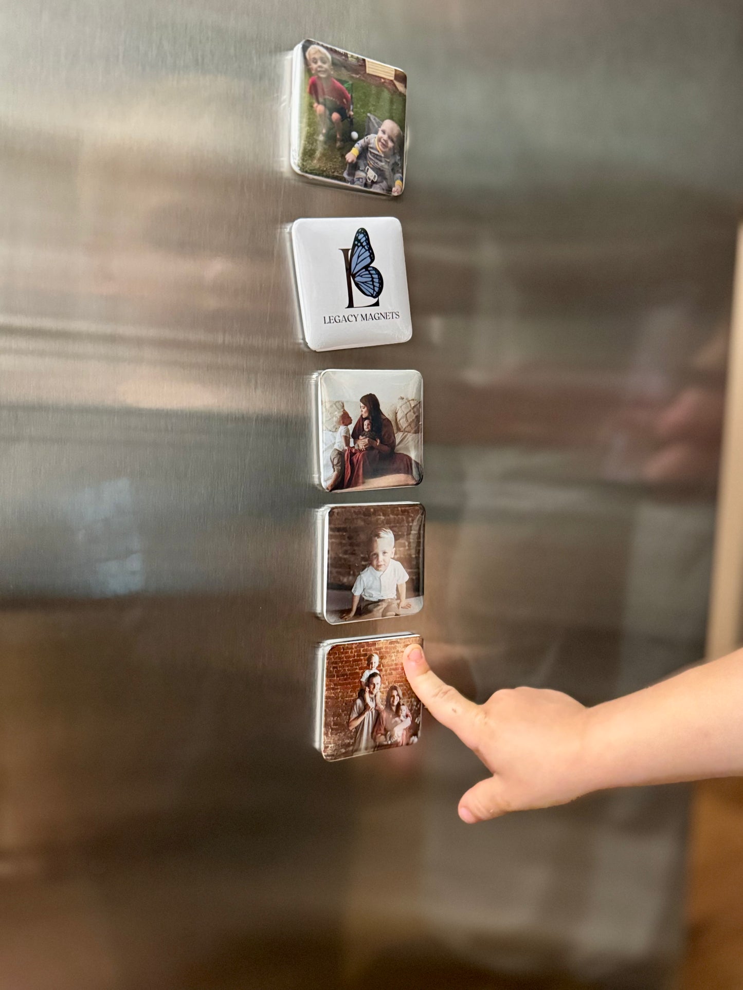 “2x2 custom photo magnet with baby picture”
“Personalized fridge magnet gift with uploaded image”
“Mini photo magnet keepsake for fridge”
“Handmade square photo magnet on white background”