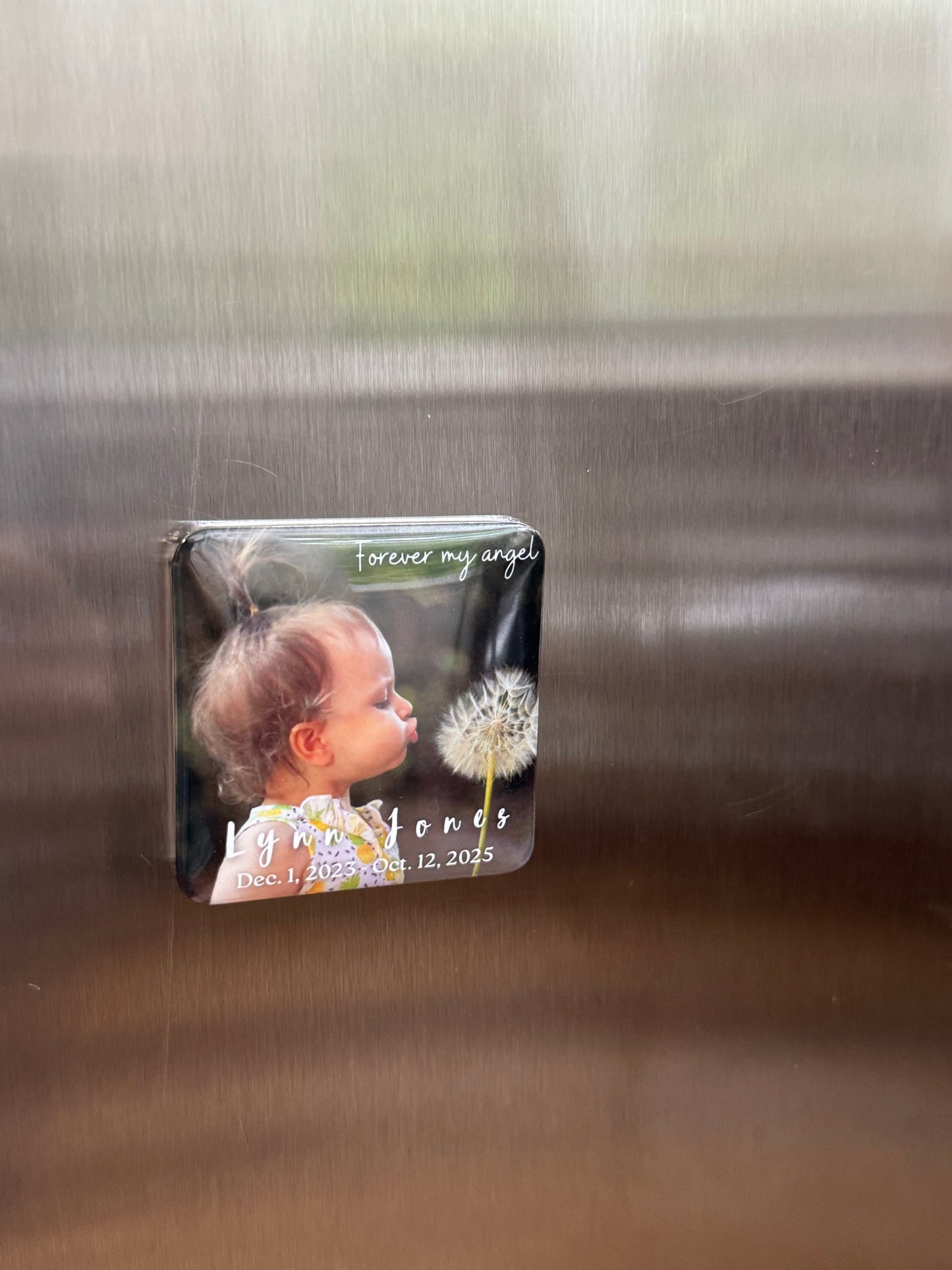 Legacy Memorial Photo Magnet – 2x2 Custom Keepsake for Funerals & Celebrations of Life (Copy)