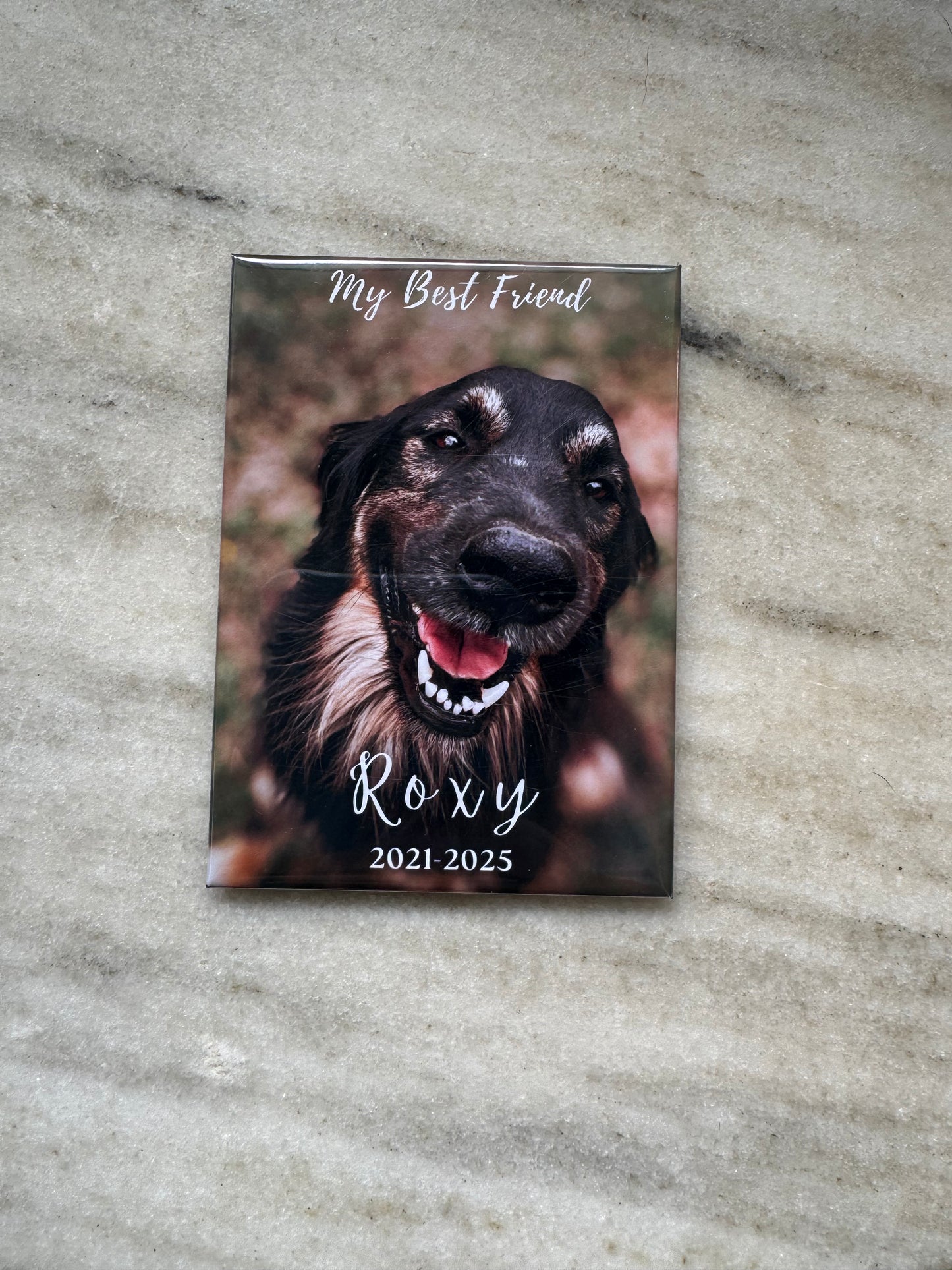 Legacy Memorial Photo Magnet – 2.5x3.5 Custom Keepsake for Funerals & Celebrations of Life